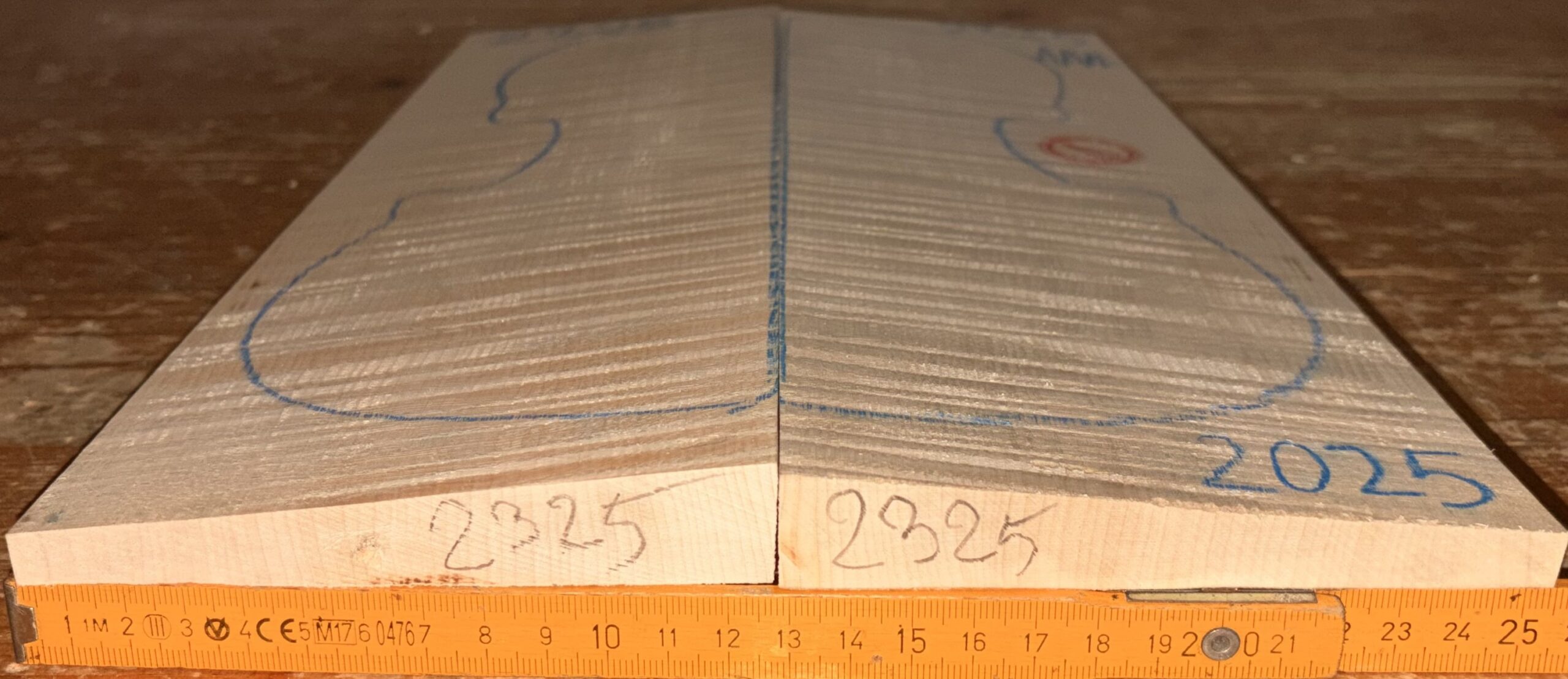 cut from Curly Maple