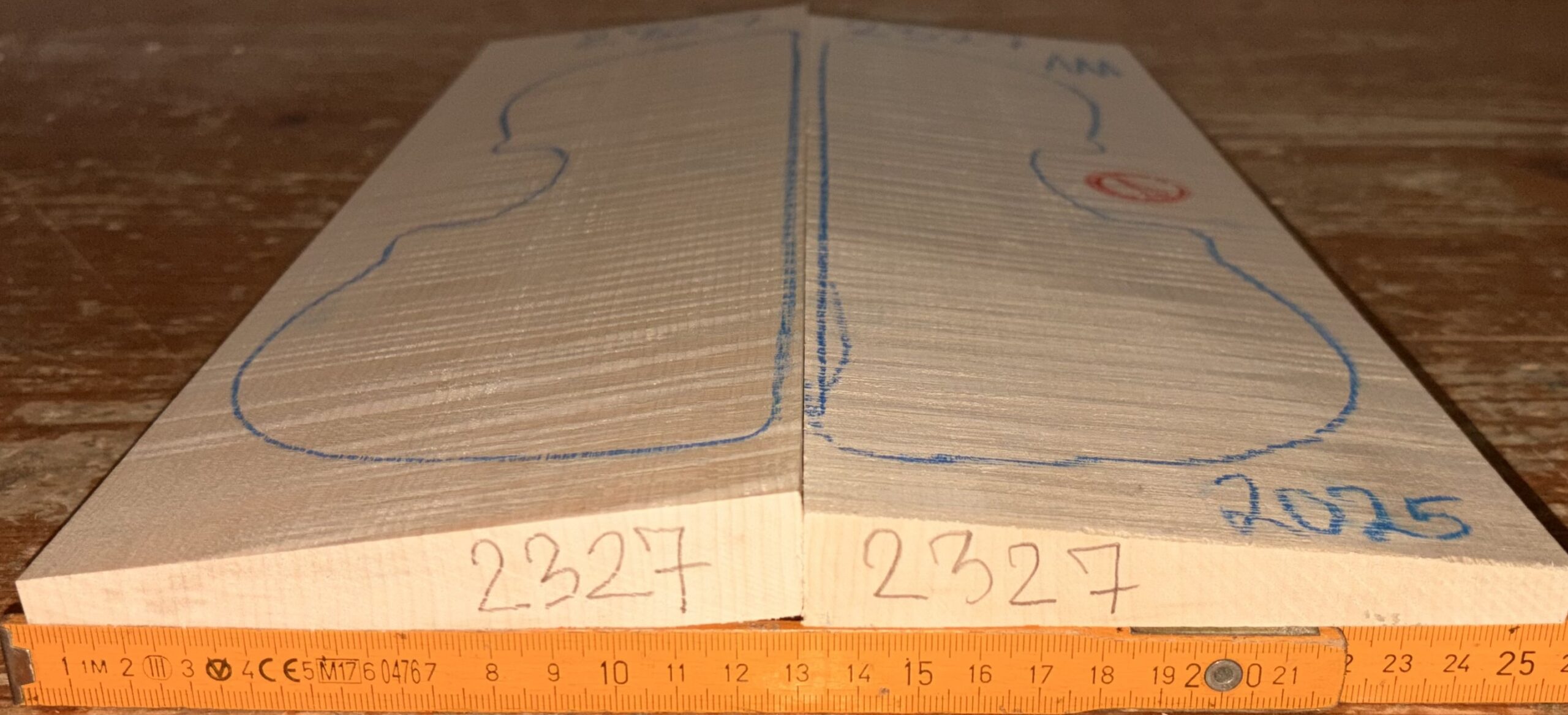 cut from Curly Maple