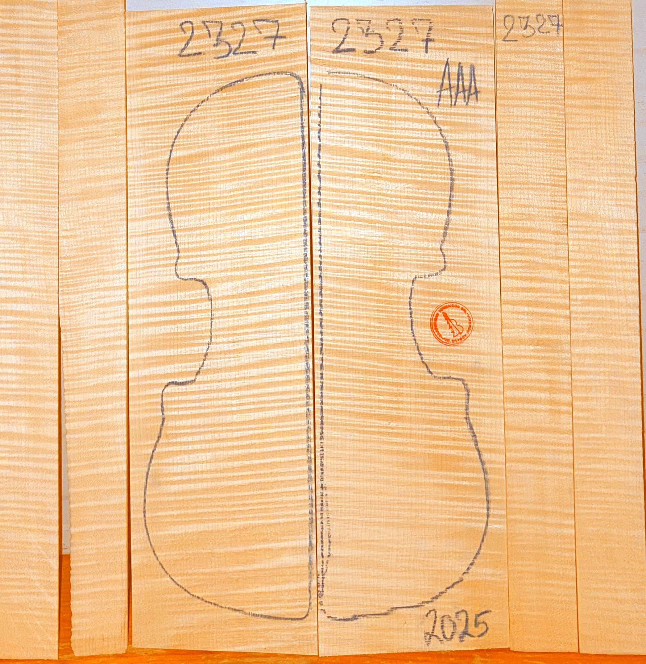 Violin No.2327 Back and Sides
