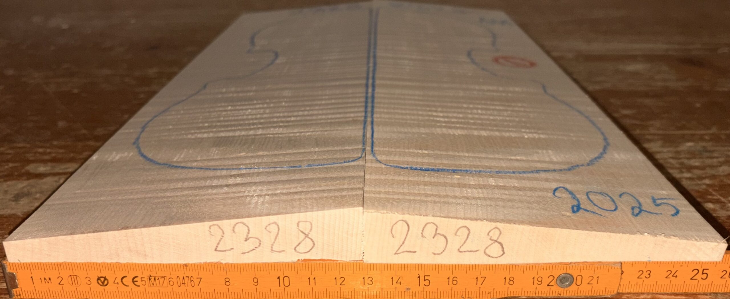 cut from Curly Maple