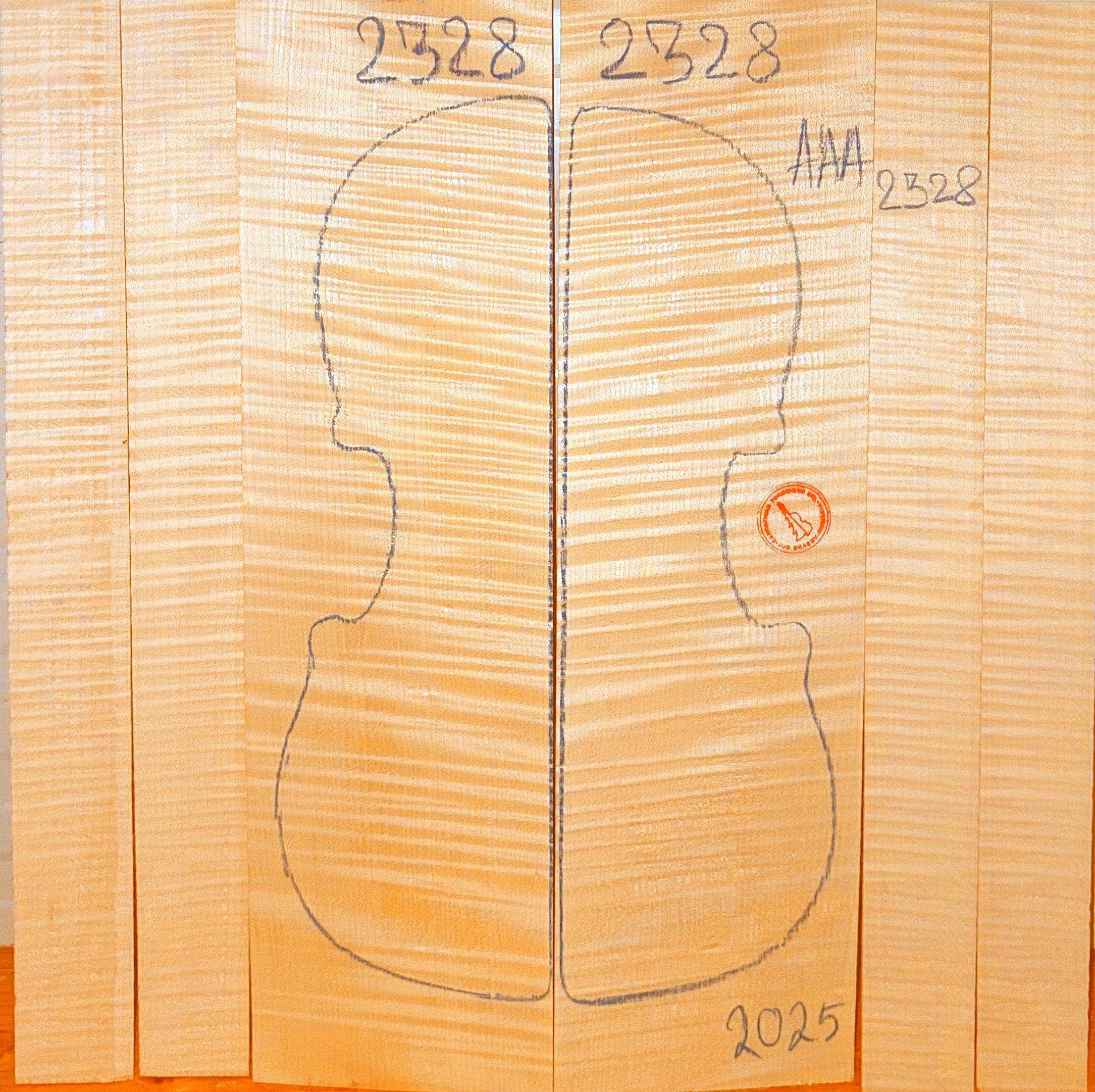Violin No.2328 Back and Sides