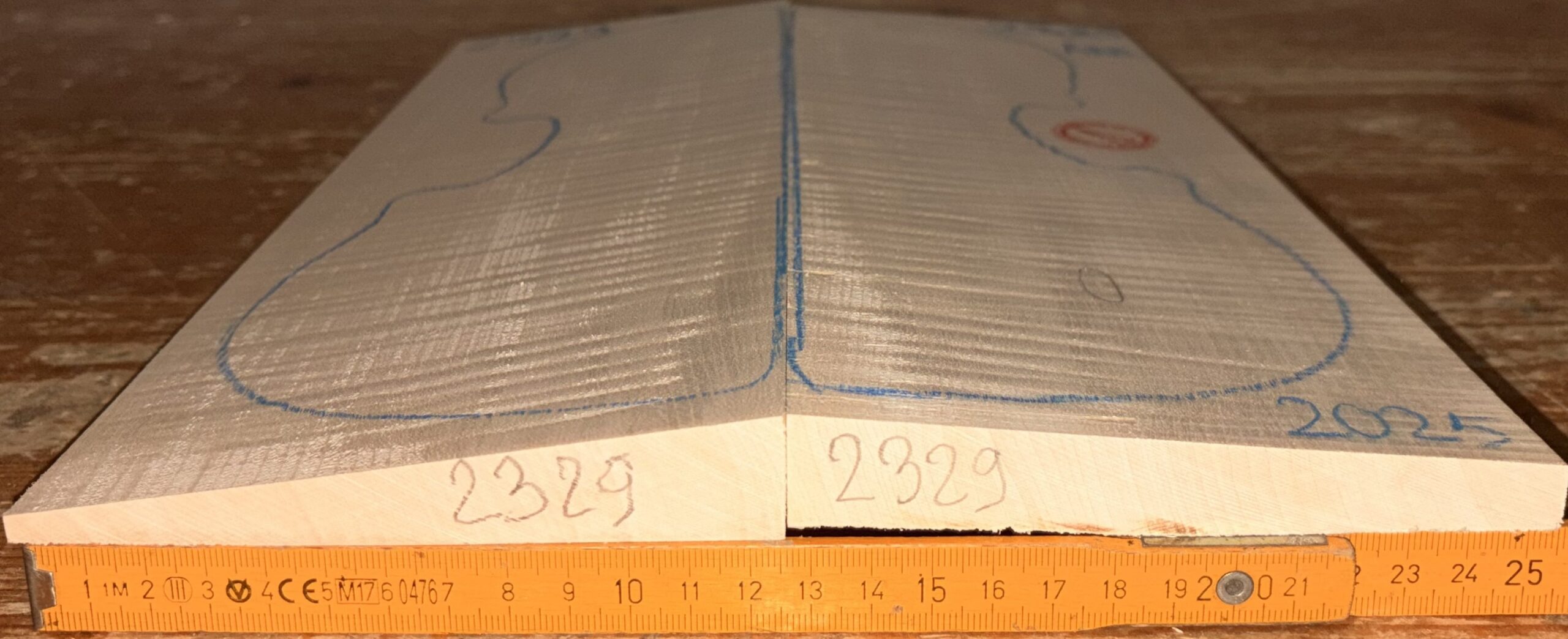 cut from Curly Maple