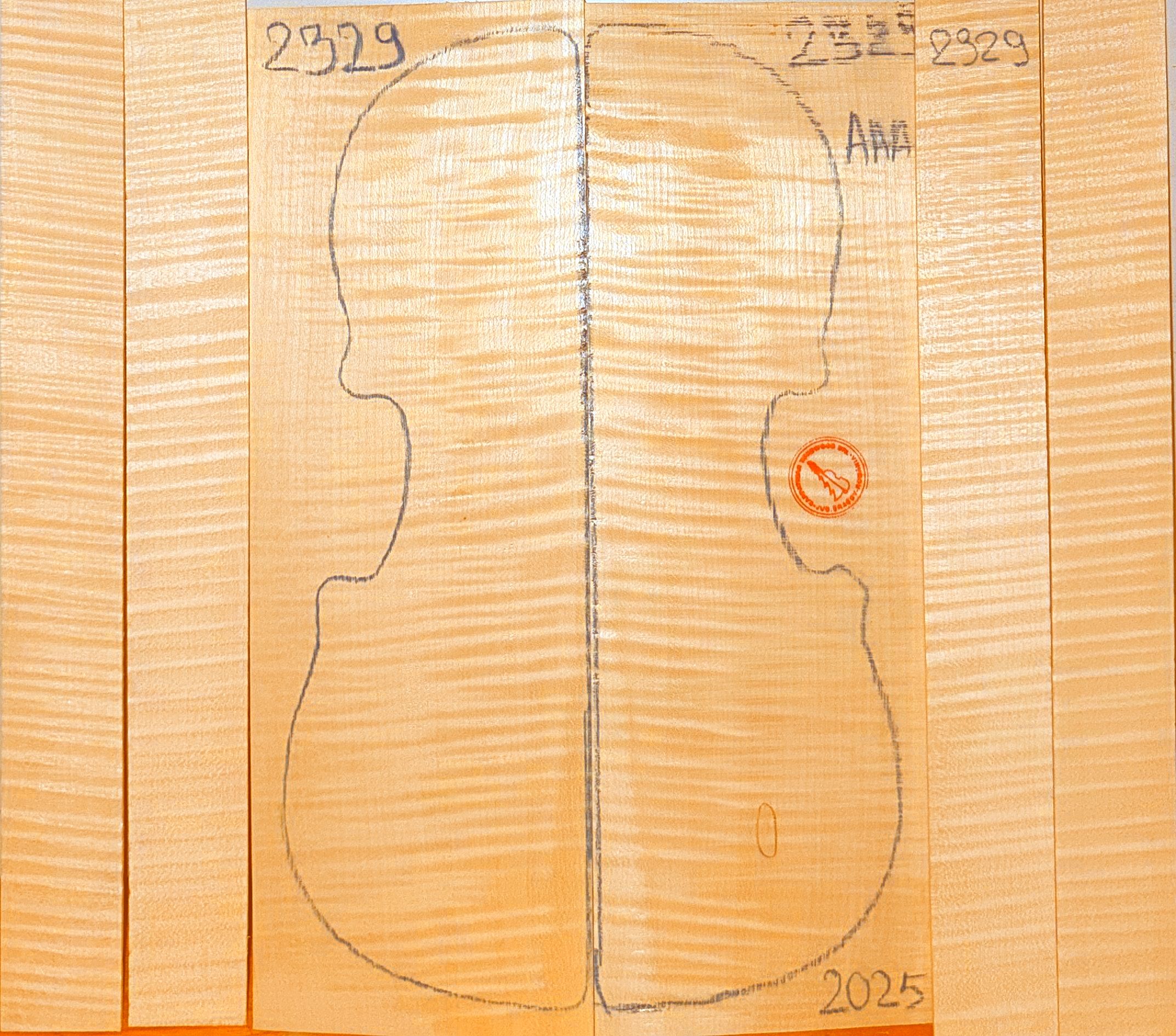 Violin No.2329 Back and Sides