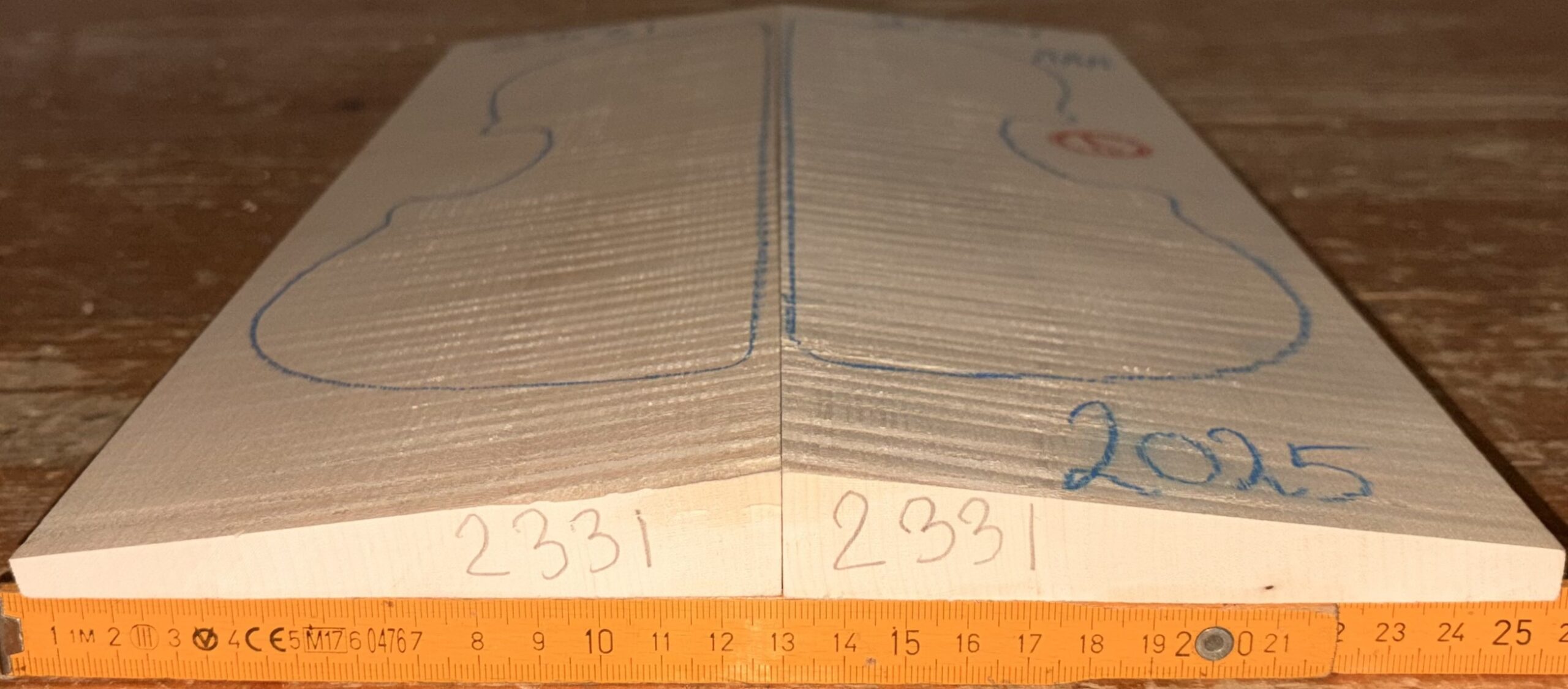 cut from Curly Maple