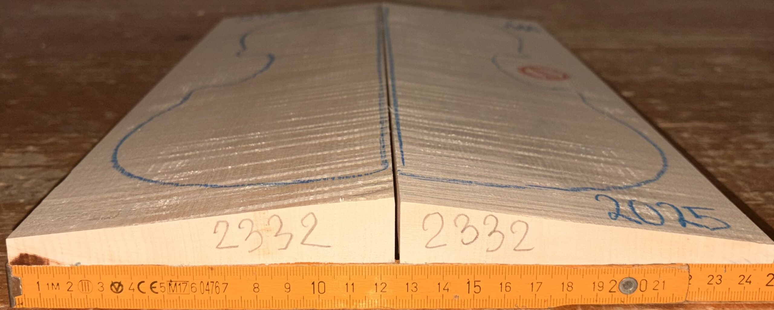 cut from Curly Maple