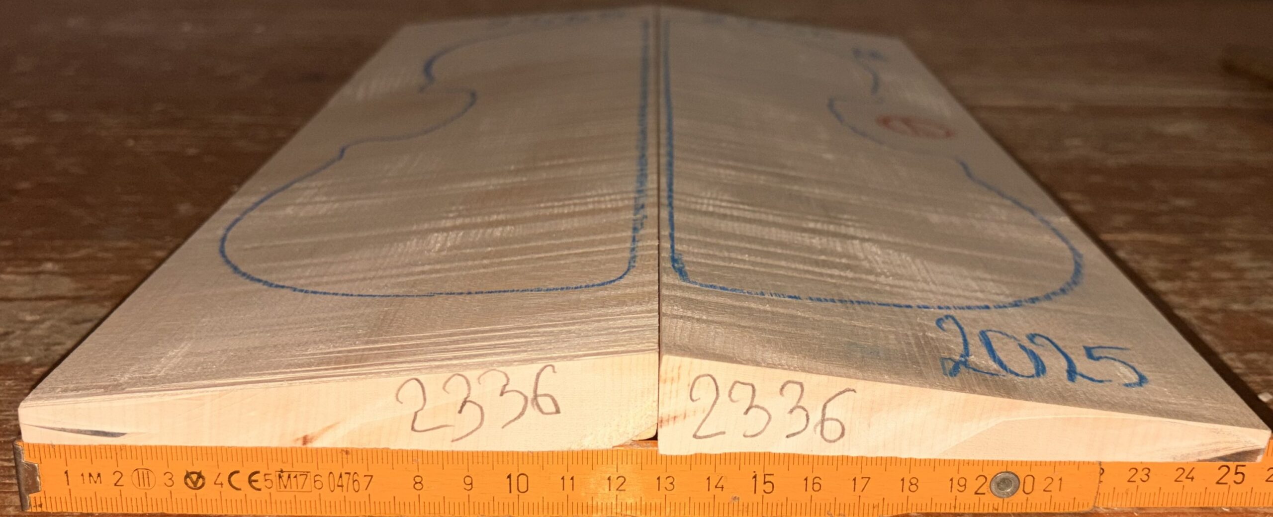 cut from Curly Maple