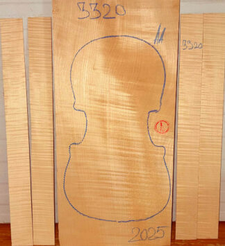 Violin No.3320 One piece Back and Sides