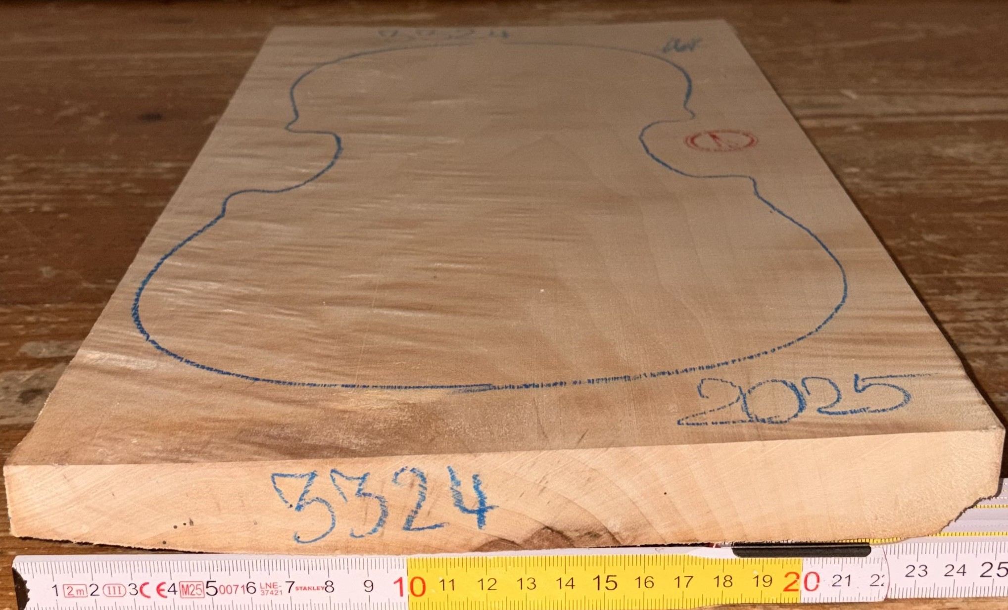 cut from Curly Maple