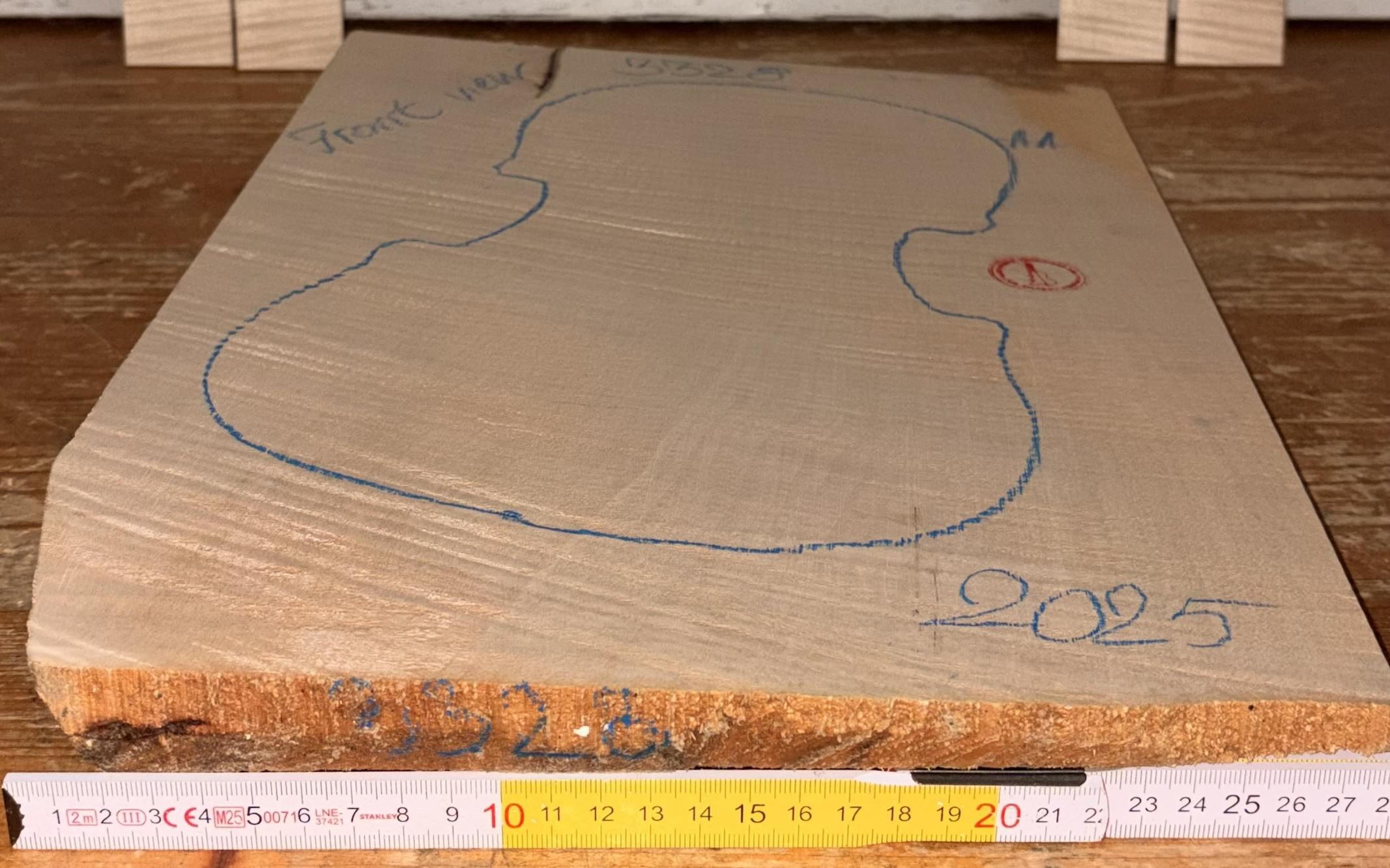 cut from Curly Maple