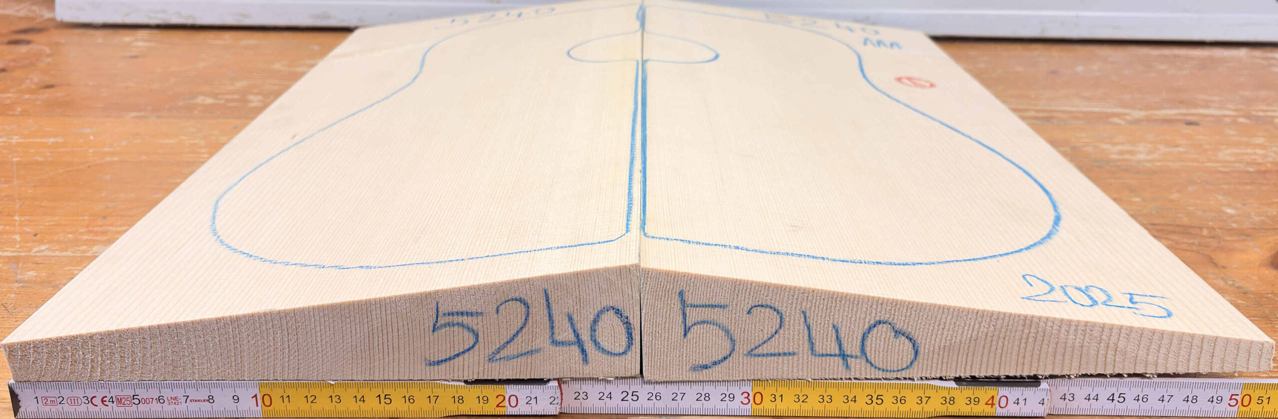 cut from Guitar Spruce