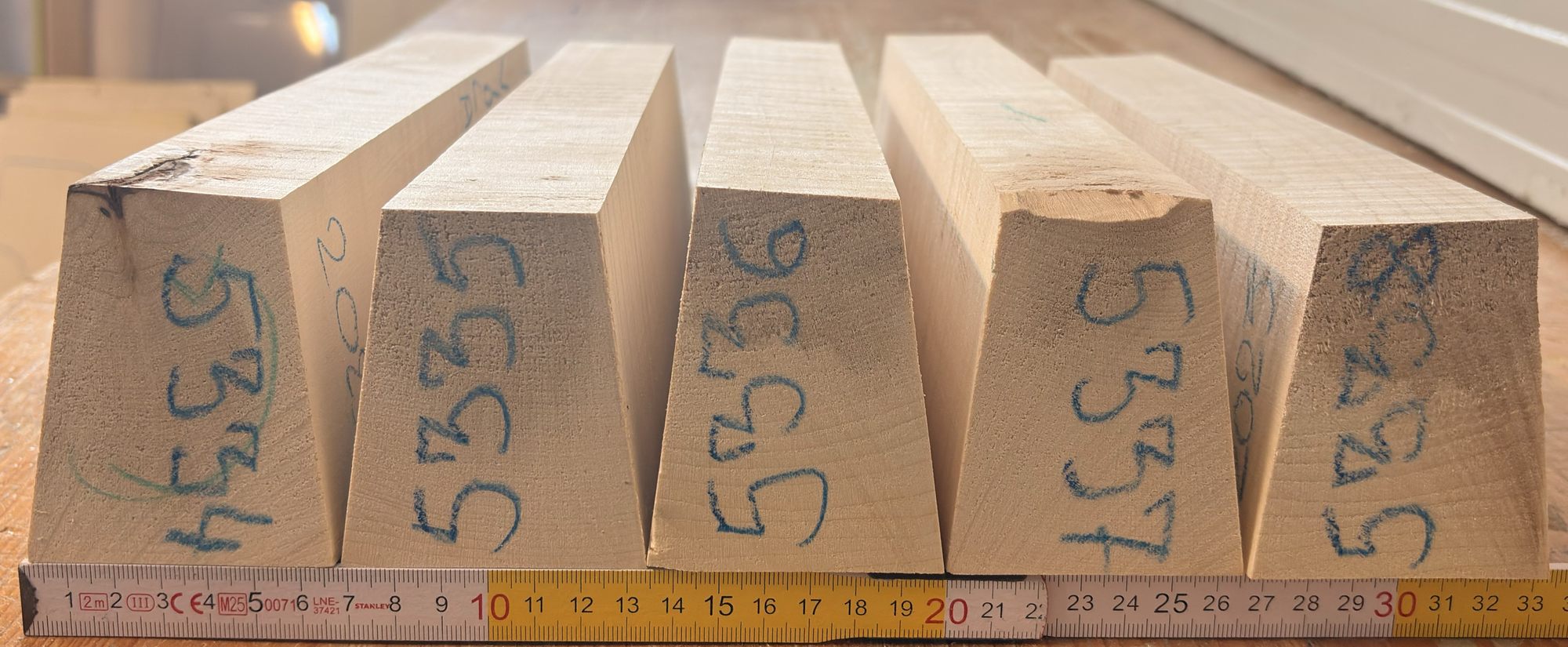 cut from Curly maple