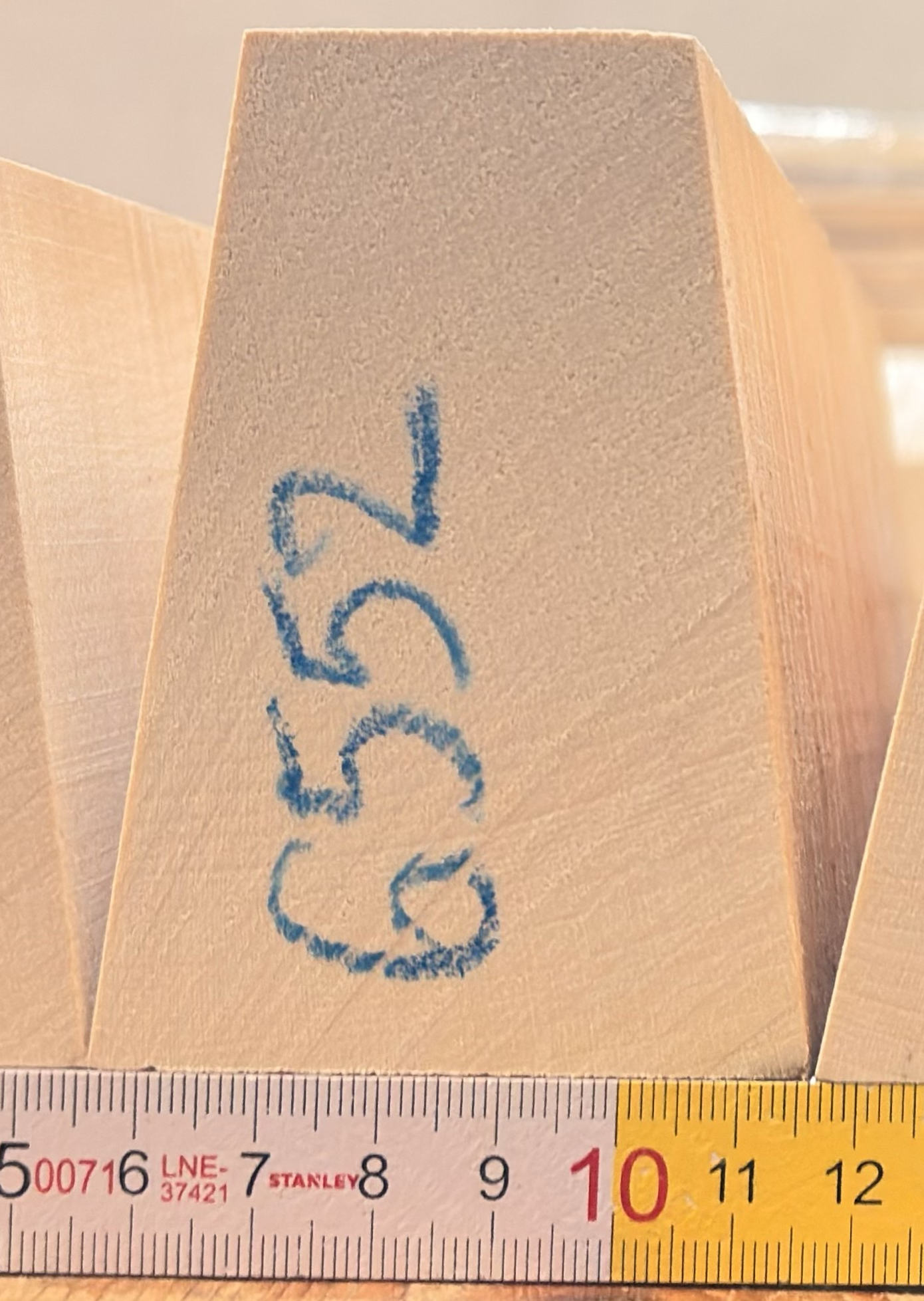 cut from Curly maple