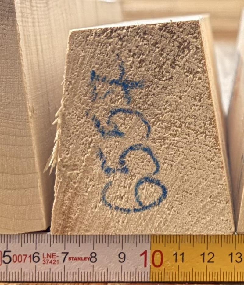 cut from Curly maple