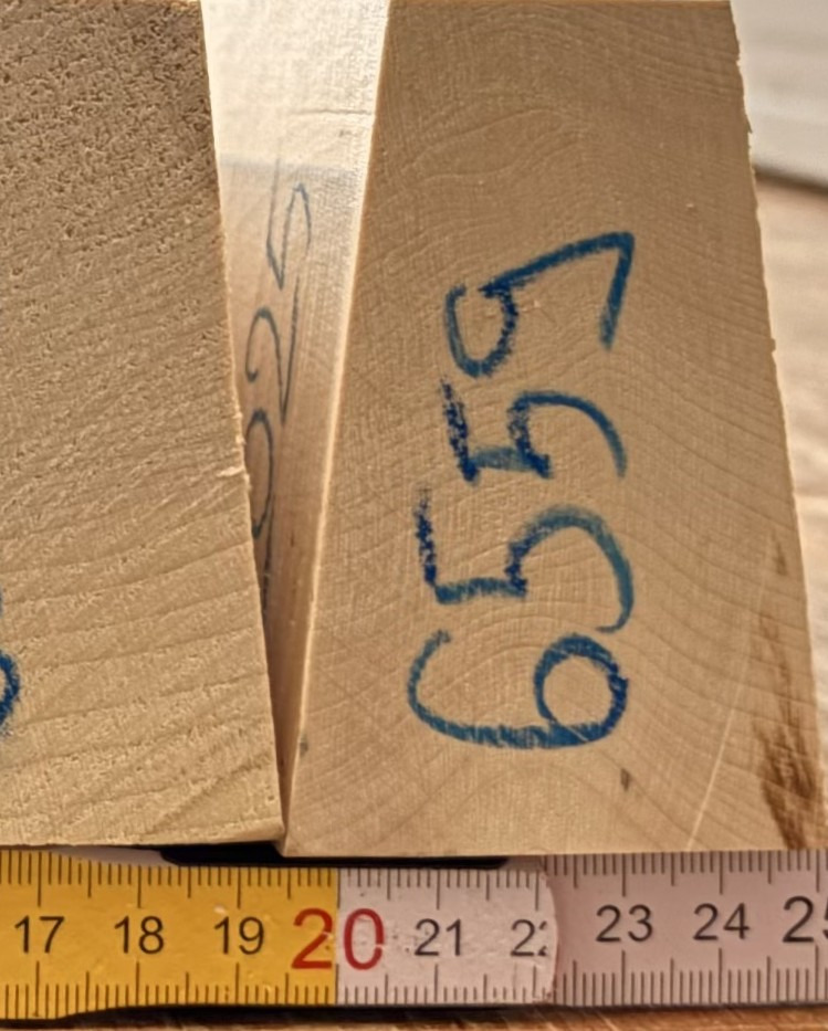 cut from Curly maple