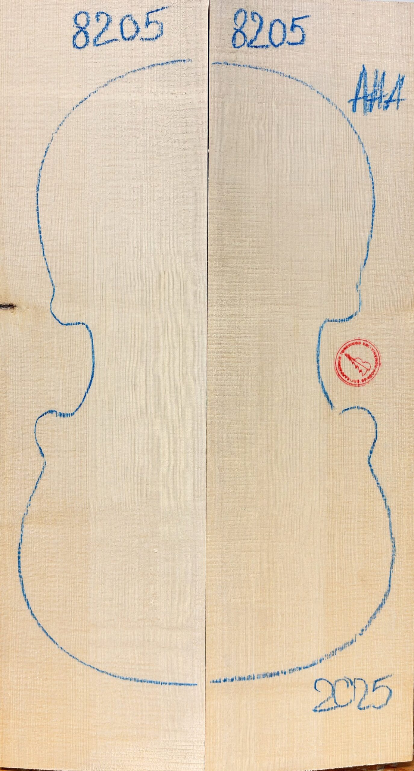 Violin No.8205 Top