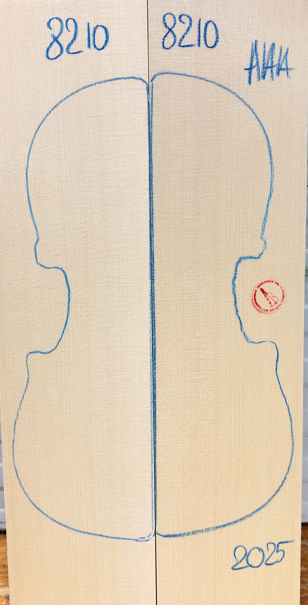 Violin No.8210 Top