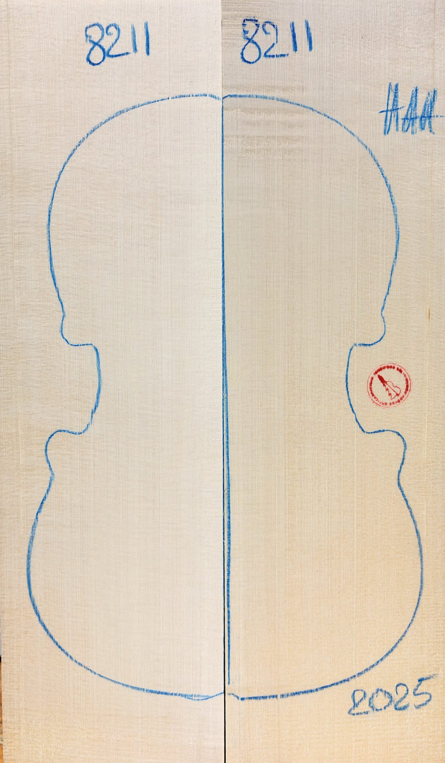 Violin No.8211 Top